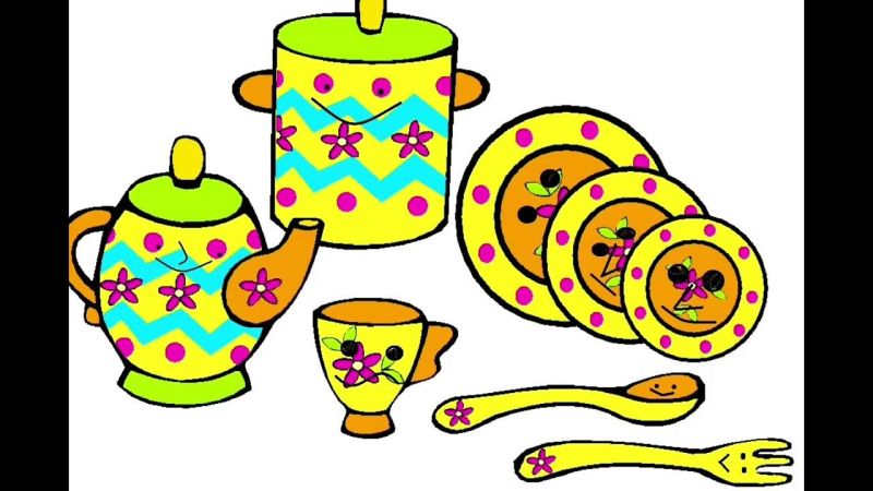 Посуда для детей дошкольного возраста