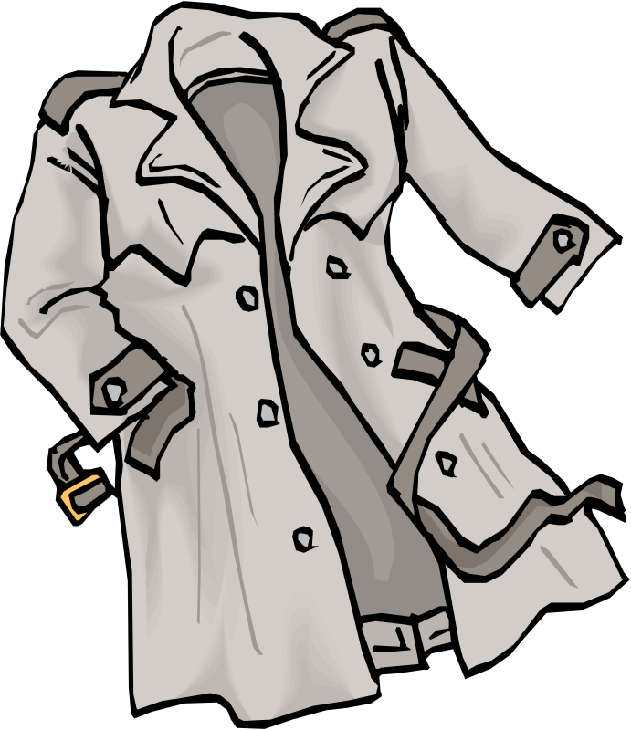 Пальто на прозрачном фоне