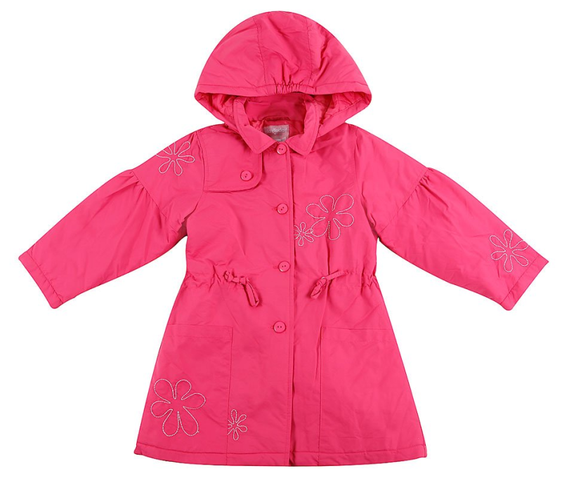 Плащ детский на белом фоне
