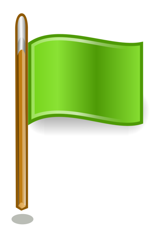 Флажок прозрачный