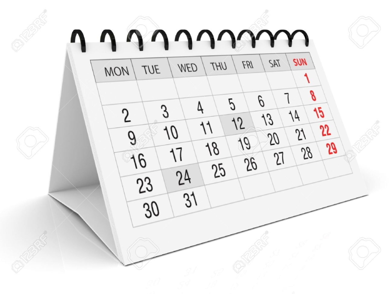 Календарь без фона