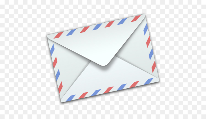 Конверт на прозрачном фоне