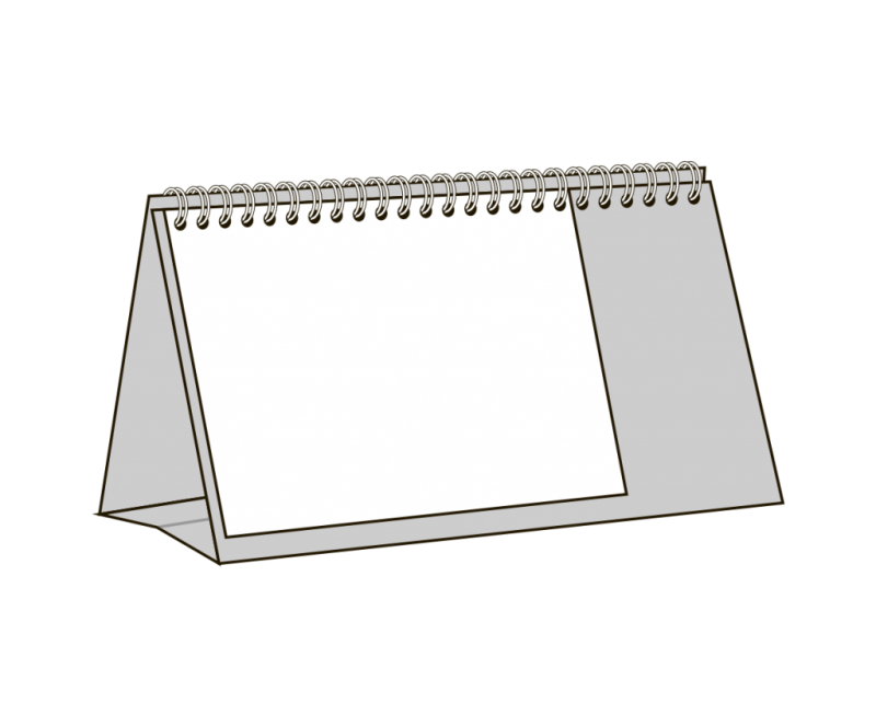 Настольный календарь с перекидными листами