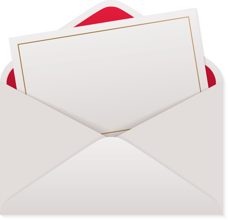 Открытый конверт