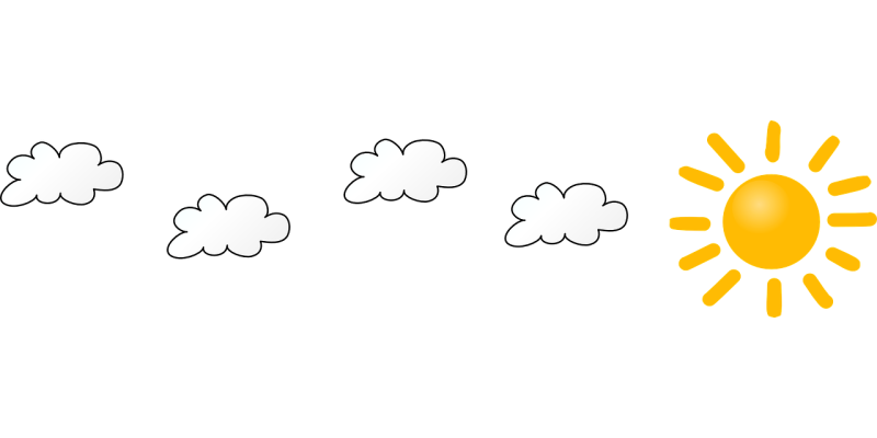 Облака на прозрачном фоне для детей