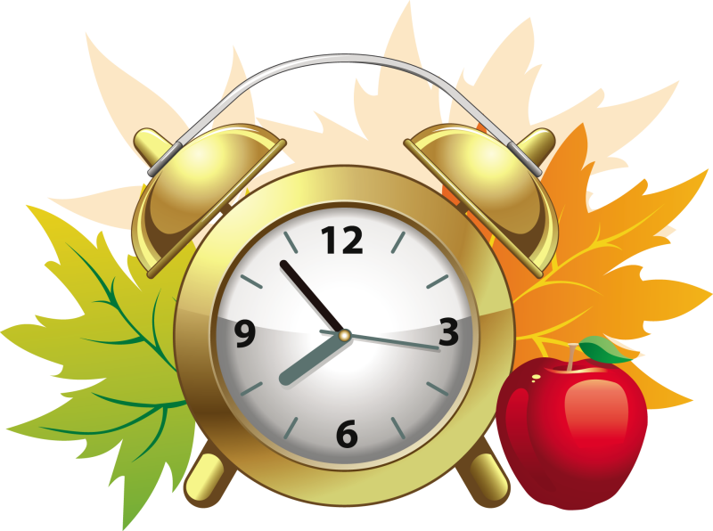 Будильник на прозрачном фоне