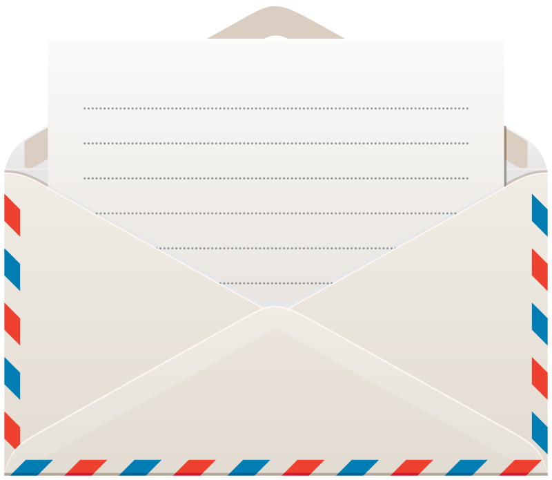 Макет письма