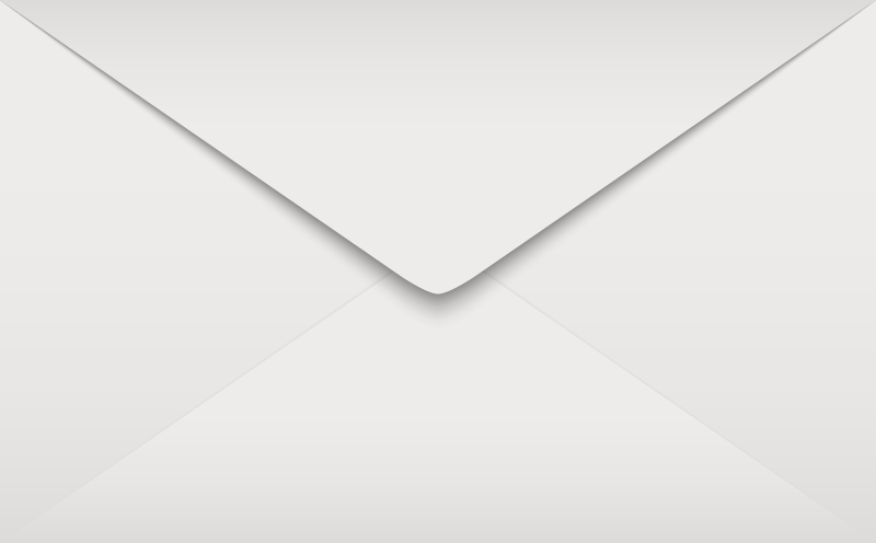 Конверт на прозрачном фоне