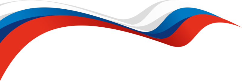 Триколор флаг России вектор