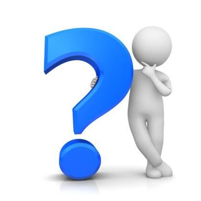 Вопросительный знак с человечком