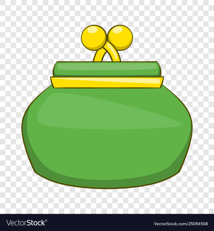 Кошелек на прозрачном фоне