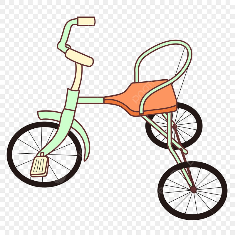 Трехколесный велосипед рисунок