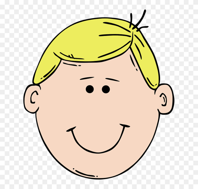 Мультяшные лица детей