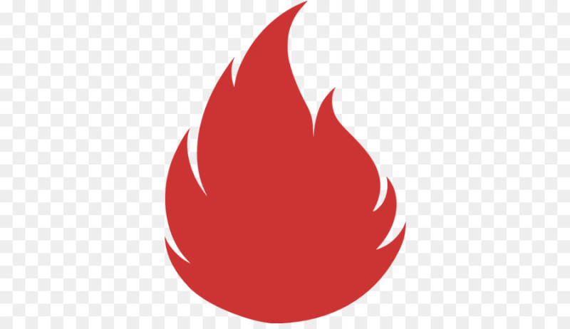 Пламя на прозрачном фоне