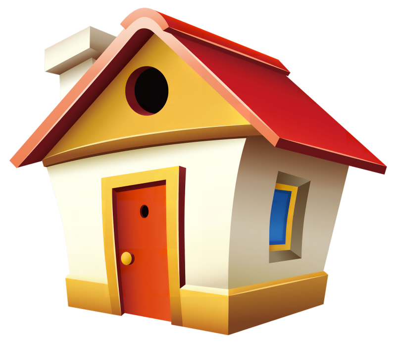 Дом мультяшный