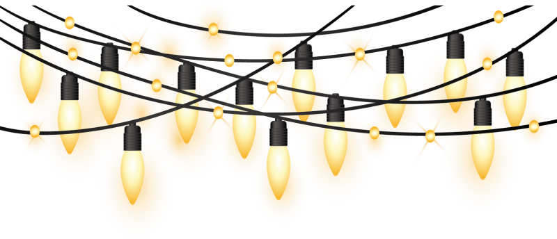 Гирлянда без фона