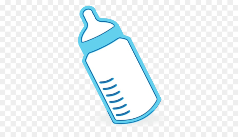 Бутылочка для метрики на прозрачном фоне