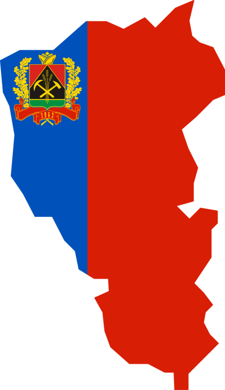 Очертания Кемеровской области