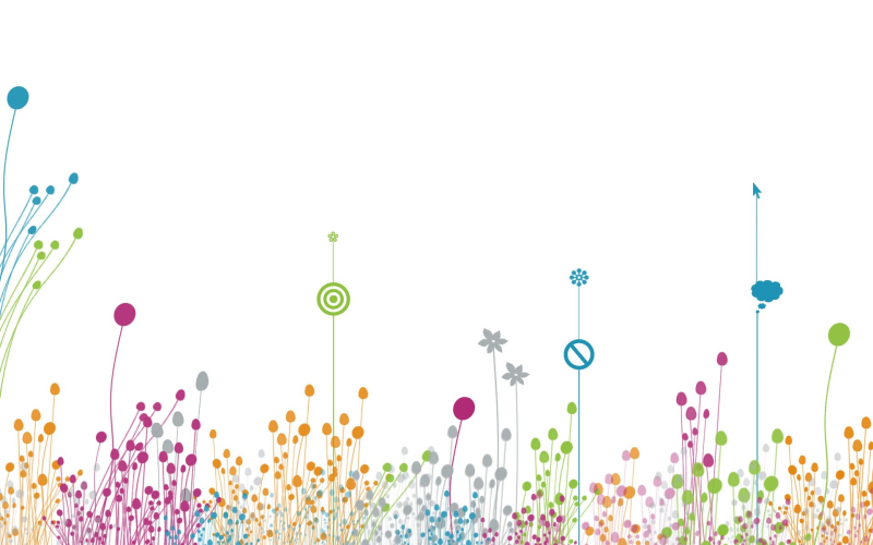 Абстракция на прозрачном фоне