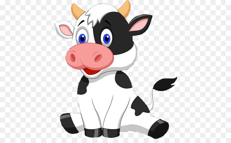 Корова мультяшка