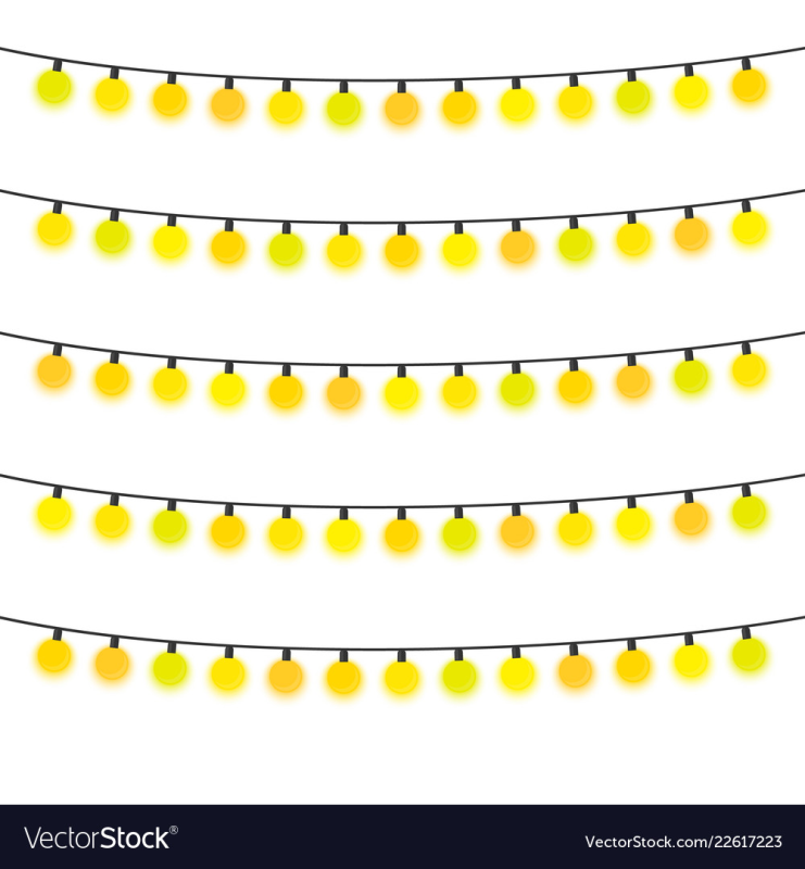 Гирлянда нарисованная