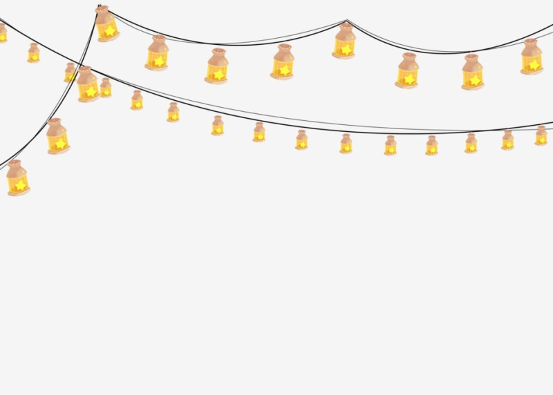 Гирлянда лампочки для фотошопа