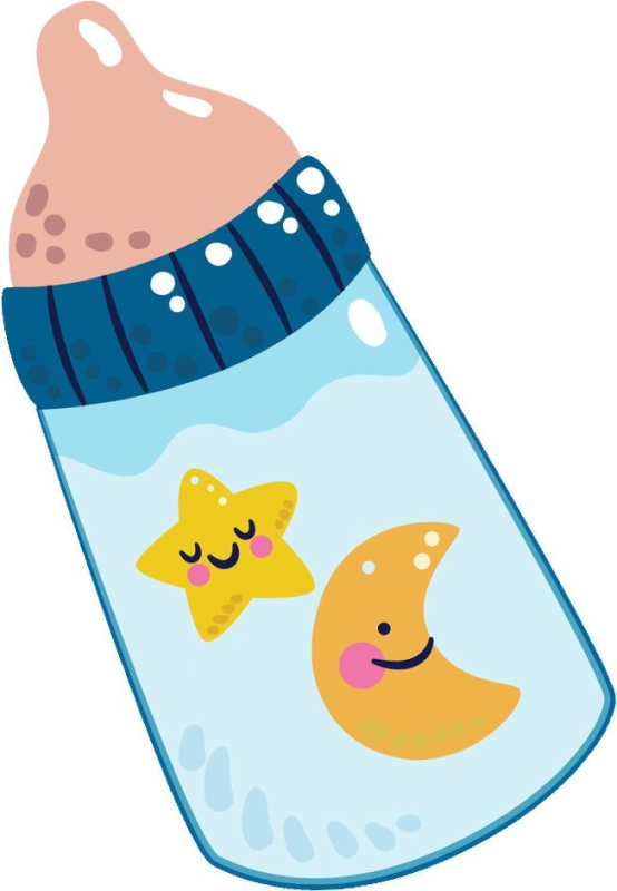 Детская бутылочка вектор