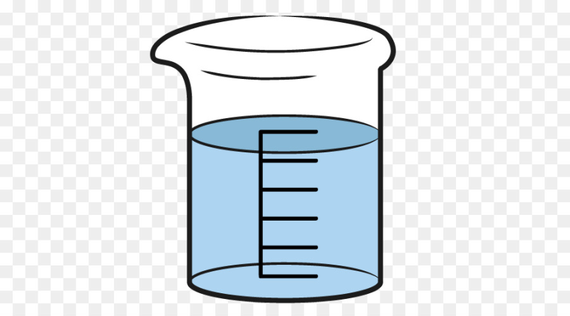 Химический стакан с водой