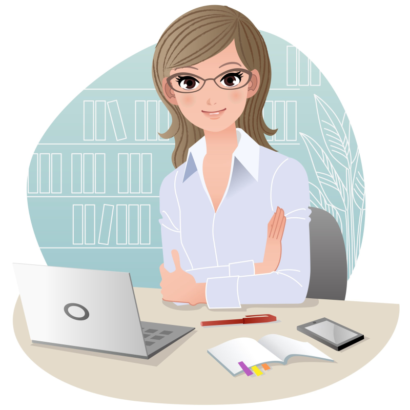 Девушка менеджер