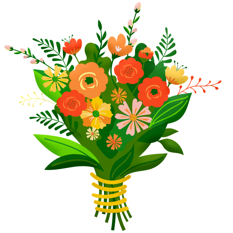 Нарисовать букет