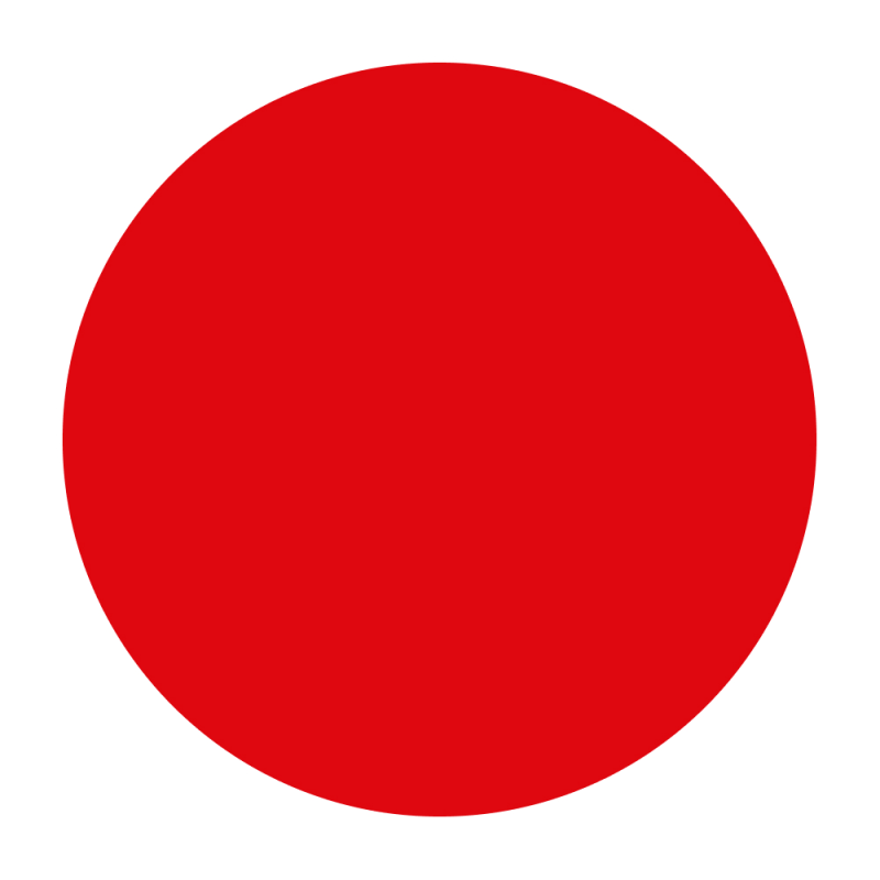 Круг красного цвета