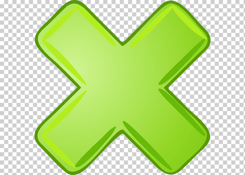 Зеленый крестик