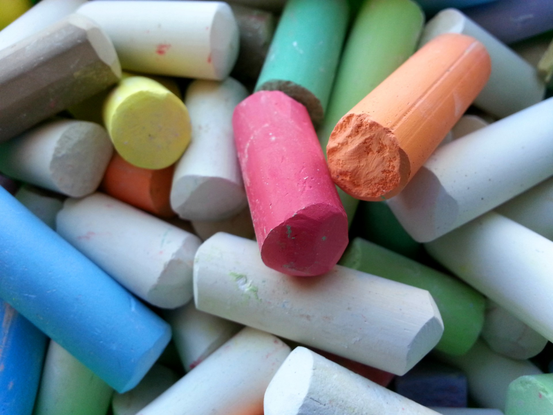 Цветные мелки