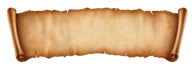 Длинный бумажный свиток
