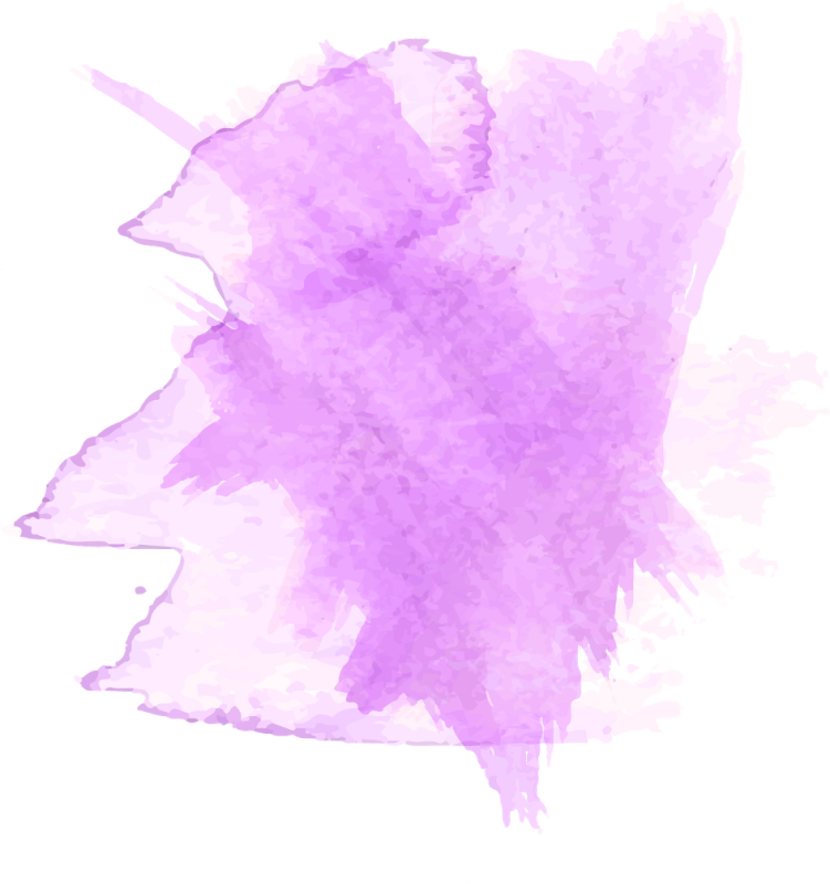 Фиолетовые Акварельные пятна