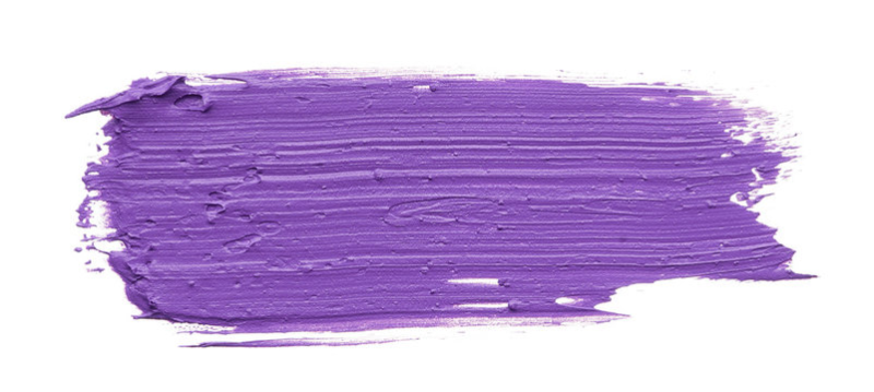 Фиолетовые мазки краски