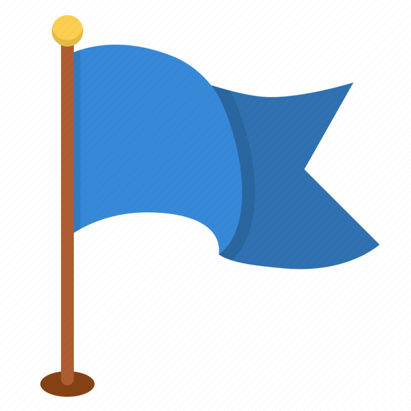 Флажок для презентации на прозрачном фоне