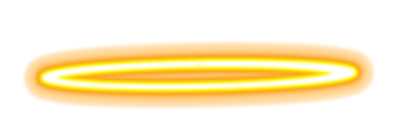 Нимб над головой светится