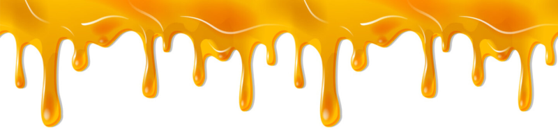 Потёки карамели