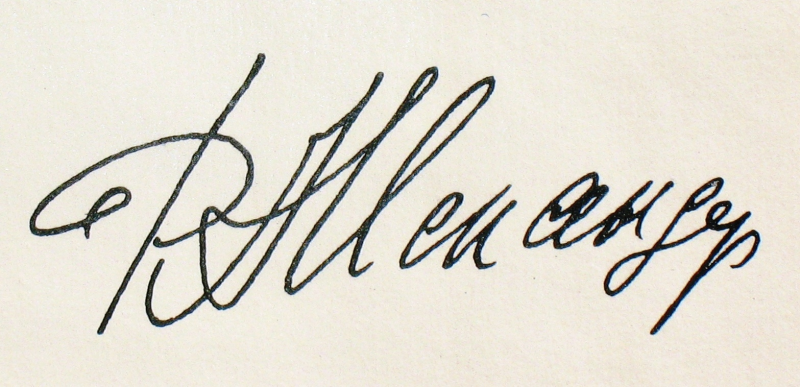 Подпись Фазиль Искандер