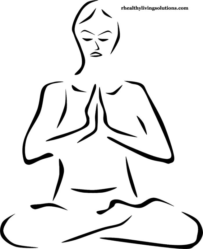 Медитация иллюстрация