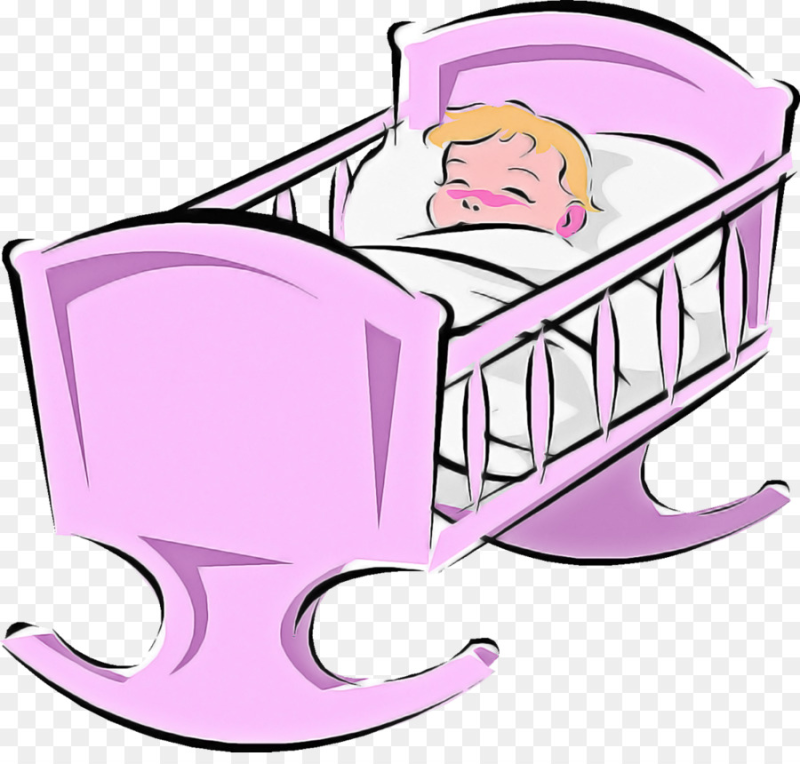 Младенец в кроватке