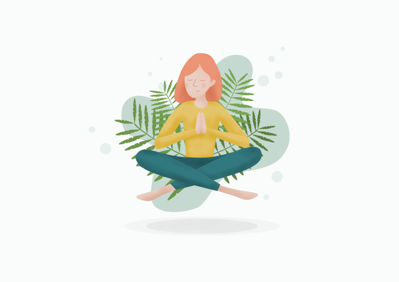 Медитирующий человек