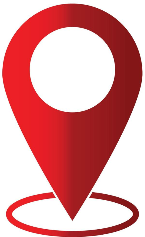 Метка на карте без фона