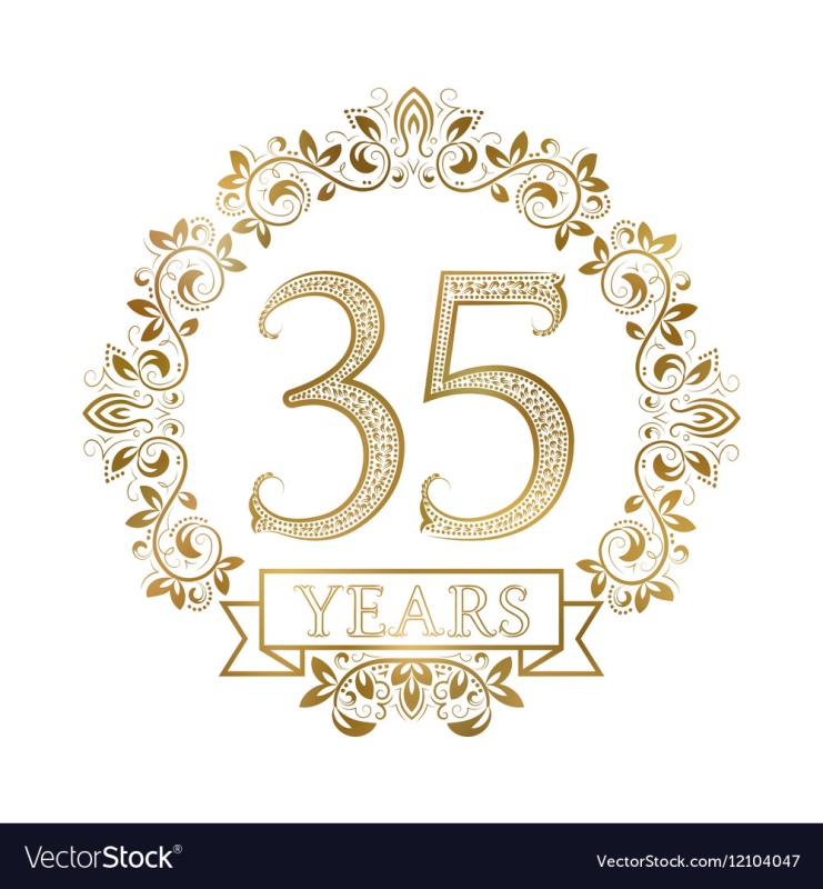 С юбилеем 35 лет