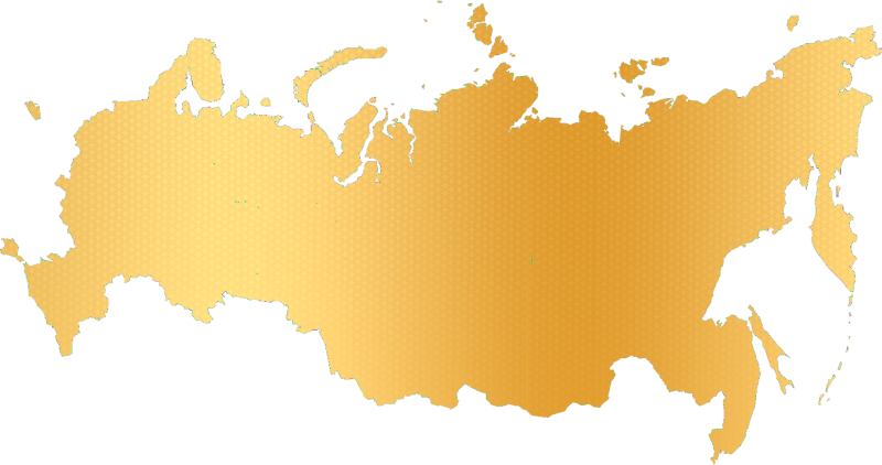 Карта России контур
