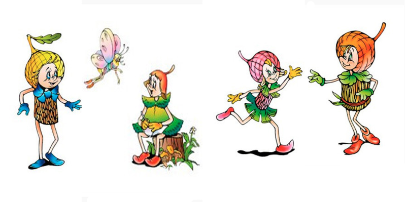 Эколята без фона