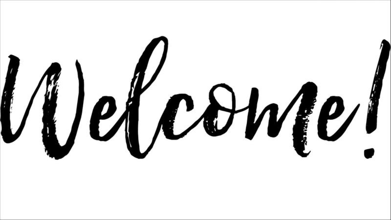 Welcome надпись без фона