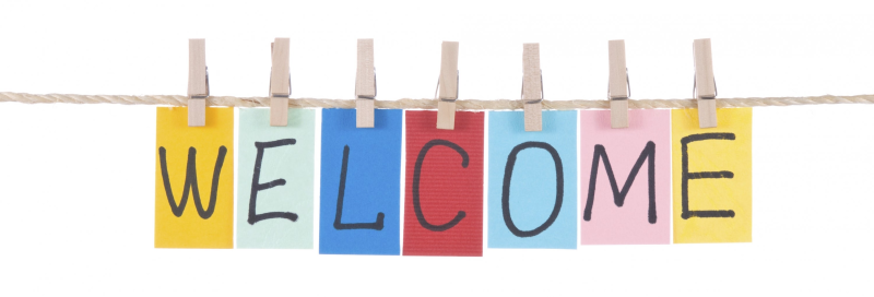 Табличка Welcome