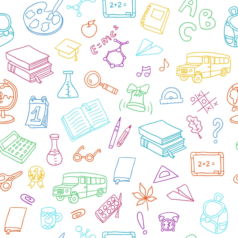Бесшовный школьный паттерн